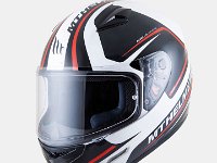 MT HELMETS MUGELLO JEROME GLOSS PEARL WHITE ANTHRACITE RED (2)