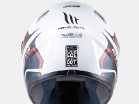 MT HELMETS MUGELLO JEROME GLOSS PEARL WHITE ANTHRACITE RED (4)
